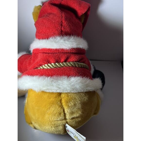90's 12’ Winnie The Pooh Santa Plush Lantern Happy Holidays from WDW with tags - Picture 8 of 11